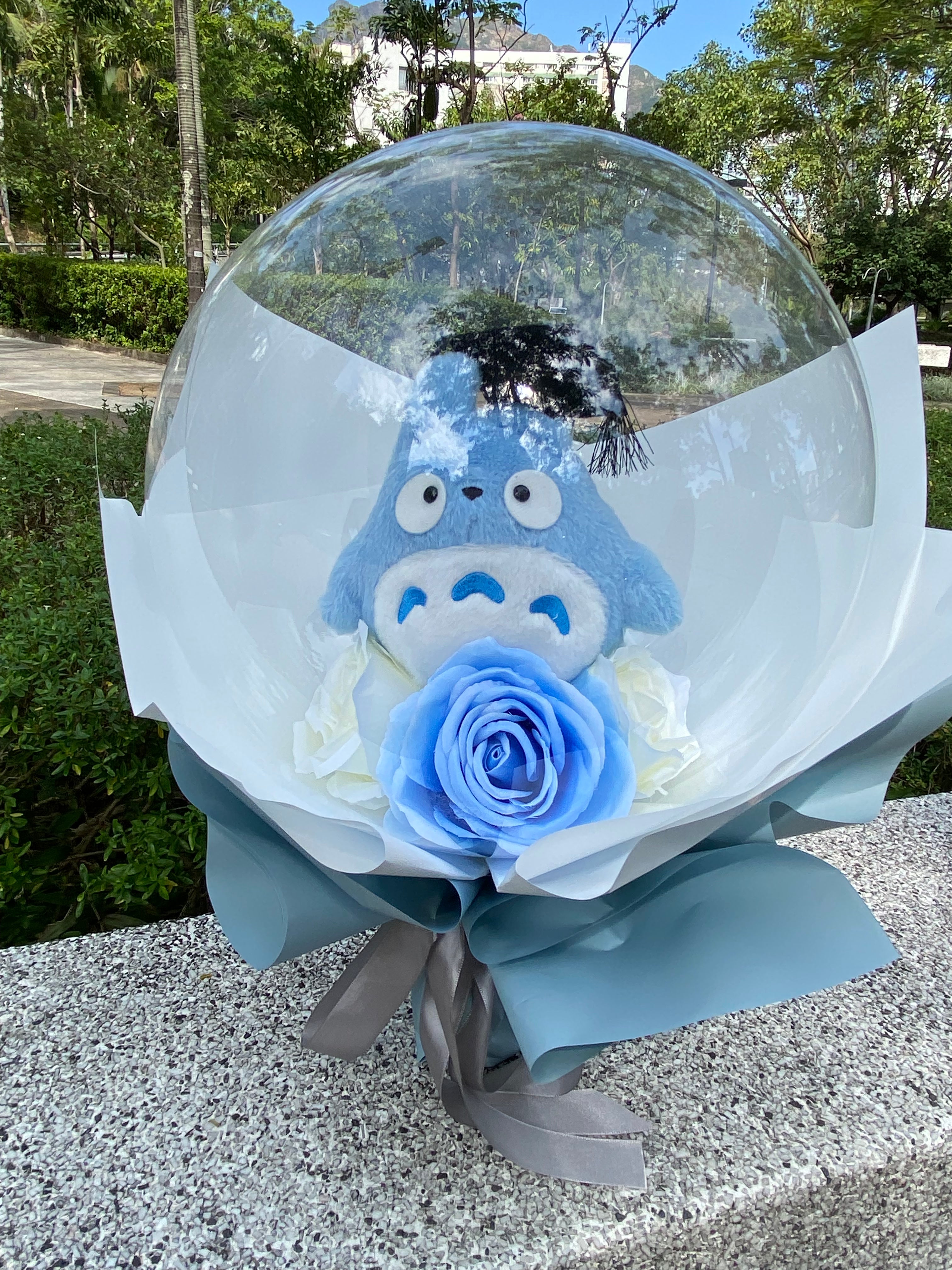 Standard Balloon Flower with Doll | 30cm公仔氣球花