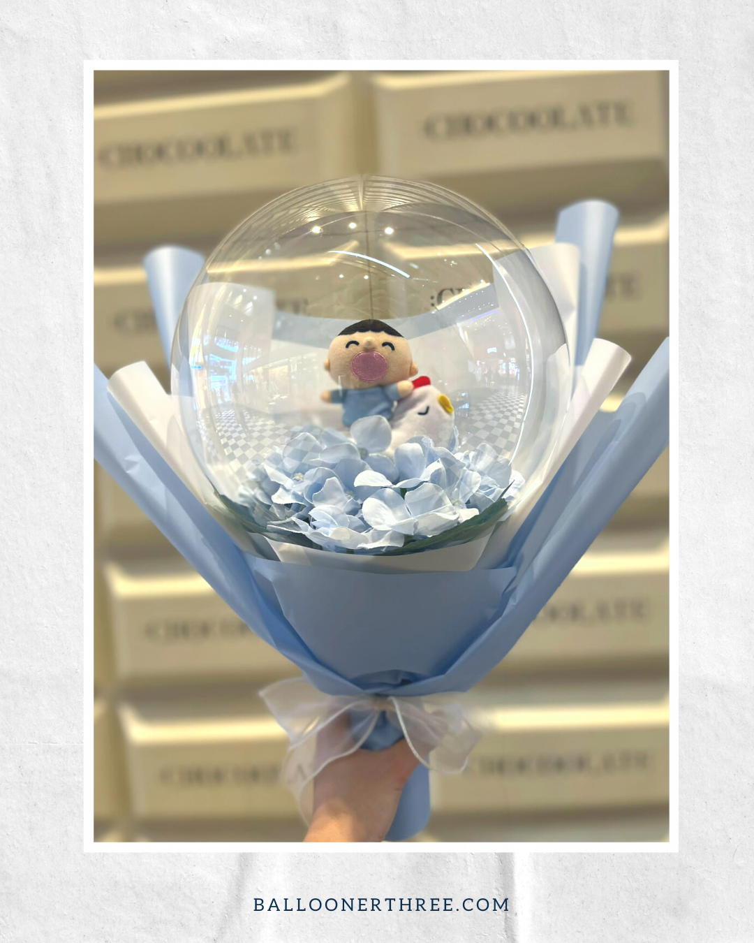 Small Balloon Flower will Doll | 25cm公仔氣球花