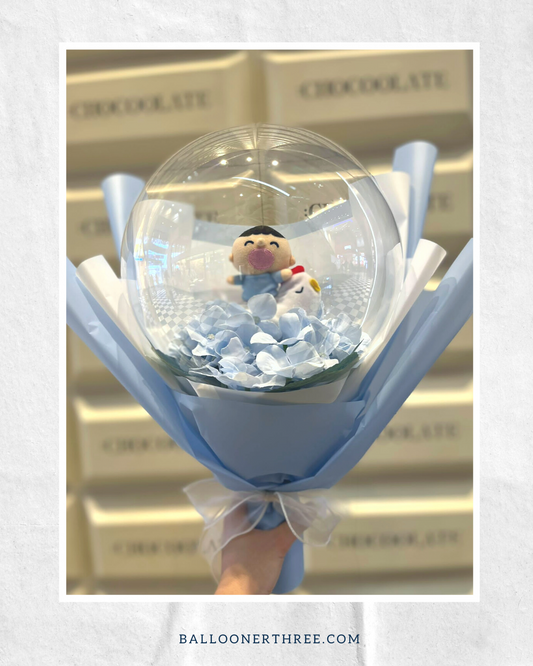 Small Balloon Flower will Doll | 25cm公仔氣球花